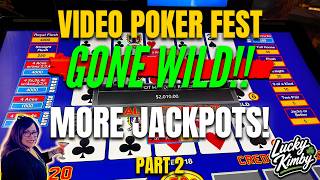Video Poker Fest Gone WILD! | MORE JACKPOTS!! | Part 2 😳💰 screenshot 1