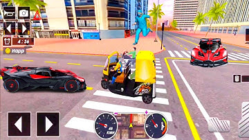 Tuk Tuk auto rickshaw driver 3D game - 271 auto rickshaw driving game - Android iOS Gameplay