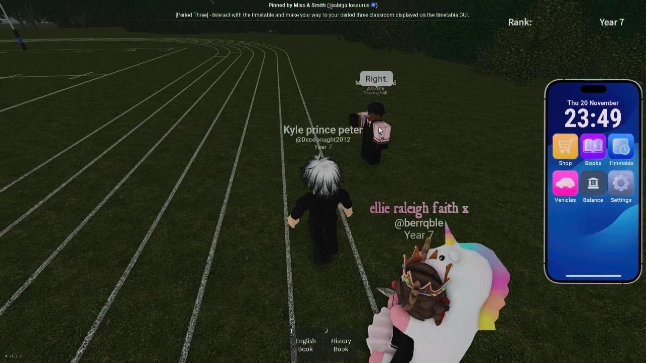 Roblox uk school rp part 3 extention - YouTube