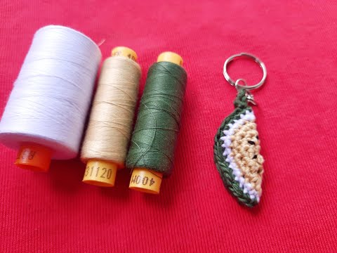 [38] Tự học móc len moc miếng dưa hấu bằng chỉ