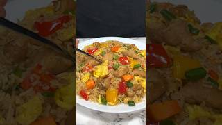 Chicken Fried Rice ASMR Cooking || #shorts #food #nonveg #chicken #indianasmrworld