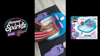 Reviewing the Shimmer 'n Sparkle Foot Spa Set !
