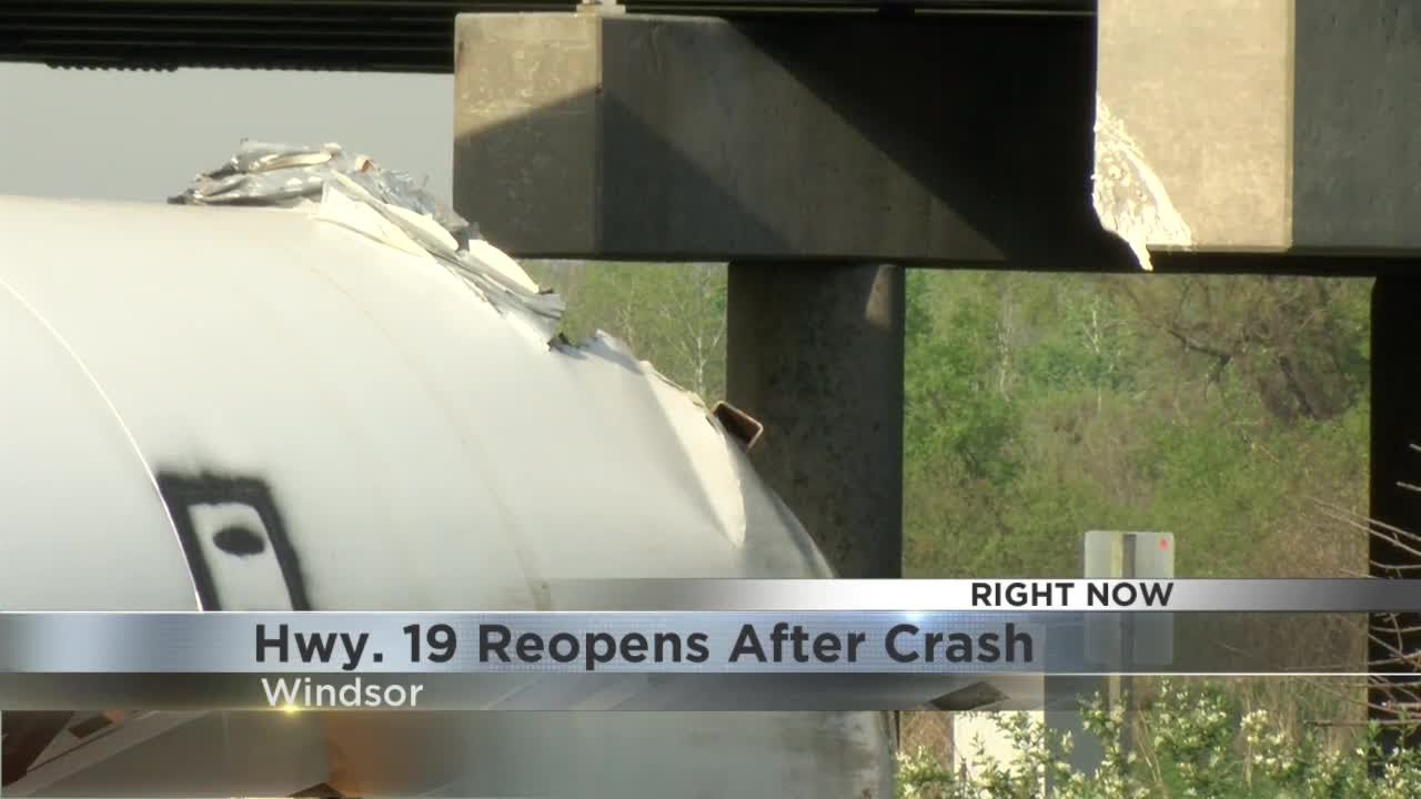 Hwy. 19 Reopens After Crash - YouTube