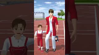 Little girl is getting daddy's clear.😁😁#sakuraschoolsimulator #shortvideo #viralvideo #