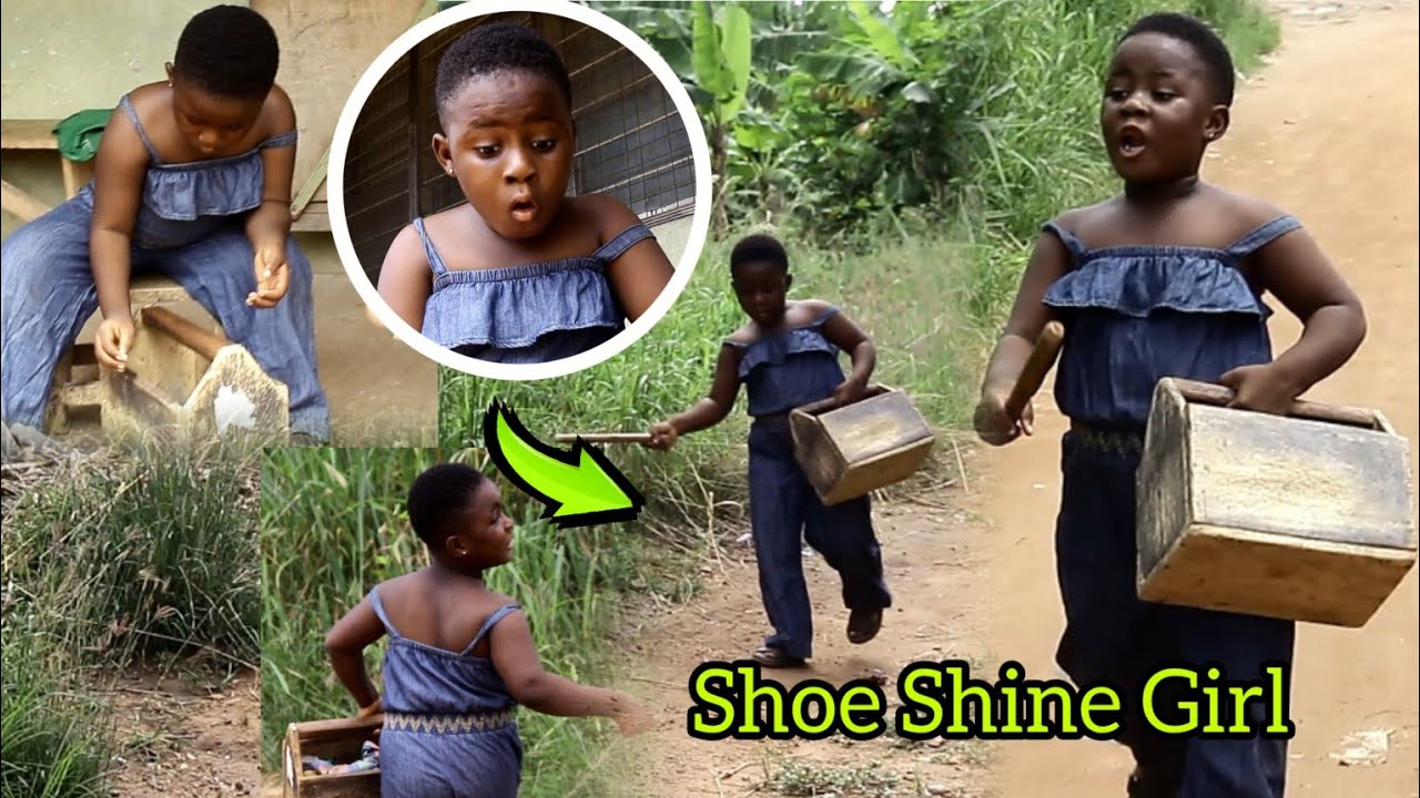 AKETE MPANINSEM THE SHOE SHINE GIRL 👟👠 FUNNIEST COMEDY 😂