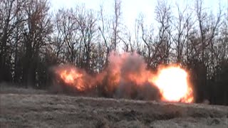 Tannerite sends dryer 300 feet in air HUGE EXPLOSION EXPLODING TARGET