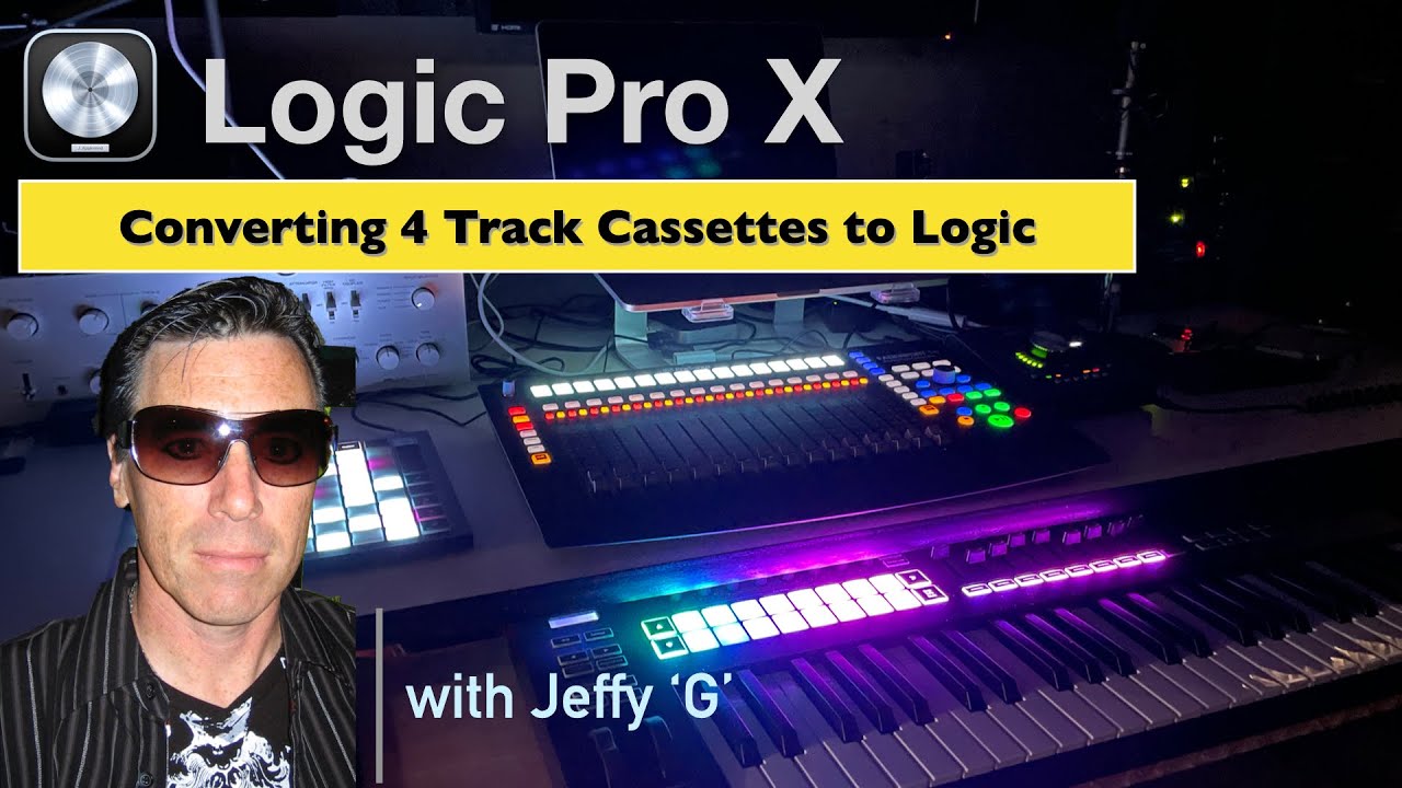 How to Convert 4 Track Cassette Recordings to Logic