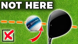 DO NOT Hit The Back Of The Ball With Driver  DO THIS Instead