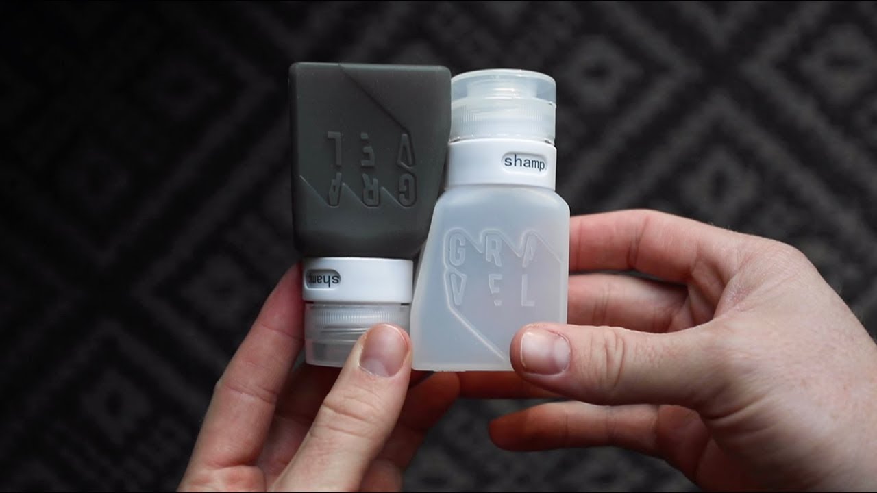 3oz Silicone Travel Bottles // GRAVEL YouTube