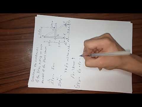 Statics - lecture 5 (Frames Part No 2) - YouTube