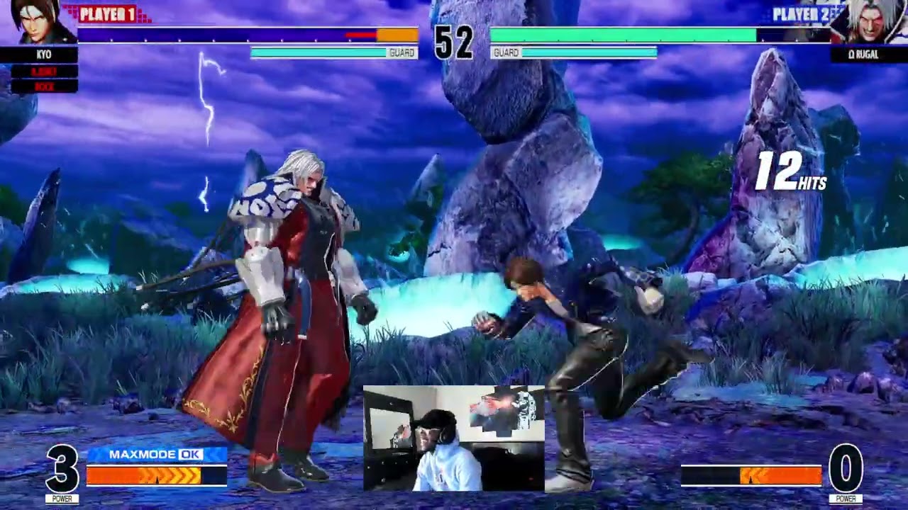 KOF XV BOSS FROM HELL MODE OMEGA RUGAL REACTION!!!