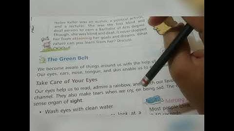 Class 4th EVS , Chapter -3rd ( Senses and Touch)