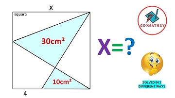 Silent Explanation : Finding the Missing Length | 2 Methods | Geometry | Math
