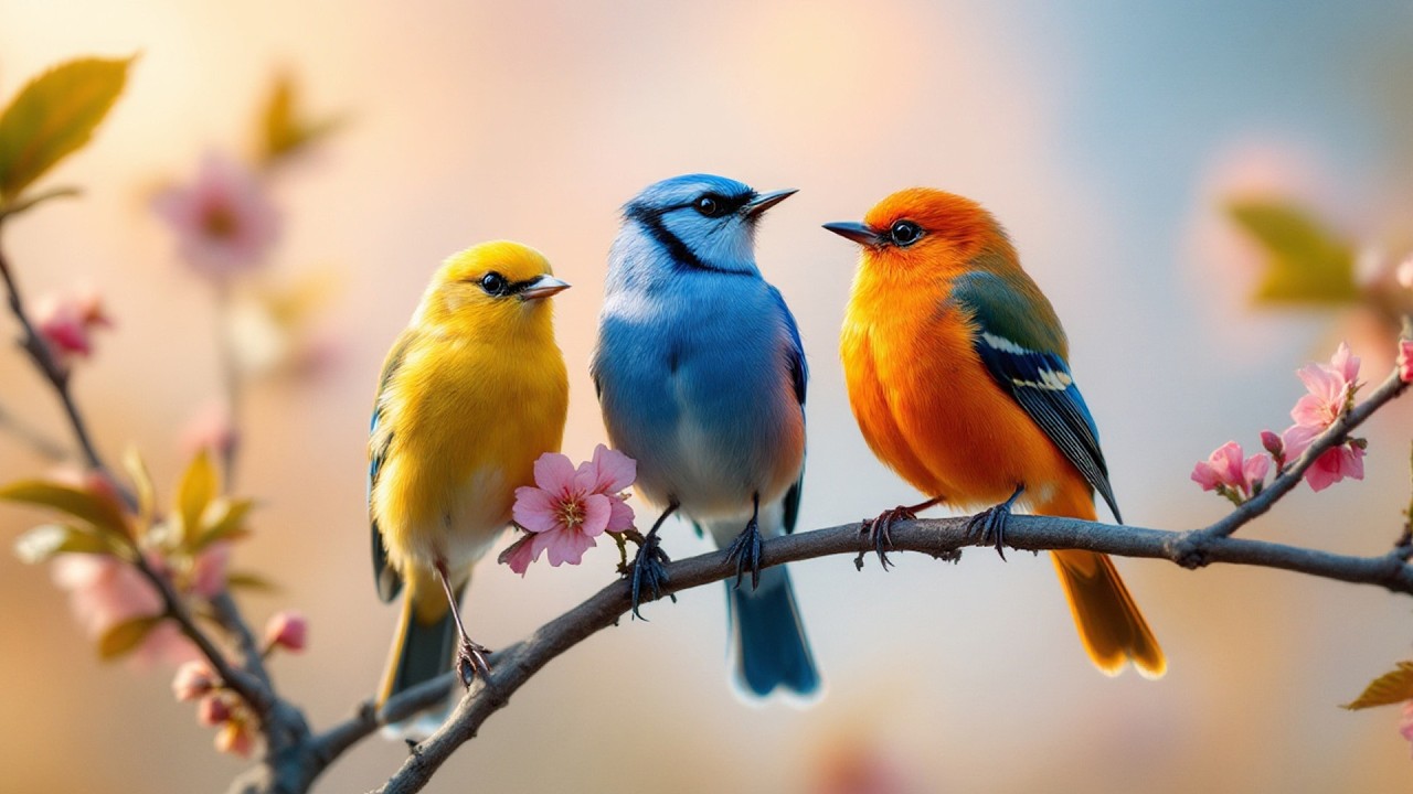 Nature Relaxing Piano Music with Bird Sounds | No Ads | Study, Focus, and Relaxation Music