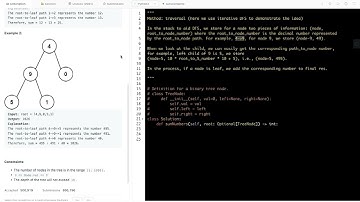 leetcode 129. Sum Root to Leaf Numbers - traversal solution