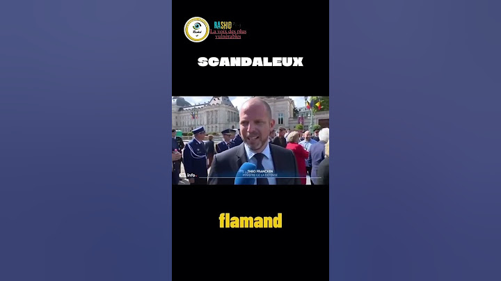 It is scandalous that a Belgian minister refuses to say "Long live Belgium" on the national holiday.