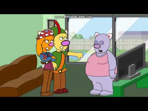 Nature Cat and Gwendolyn Throw A Sit-On Party