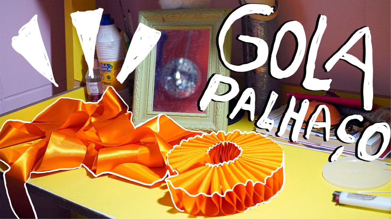 Tutorial: gola de palhaço vintage