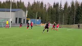 FUVO/FFK J15 7er - Kurland 3-3 (Scoring av Valentina Myrbråten)