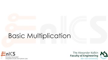 VLSI - Lecture 10c: Basic Multiplication