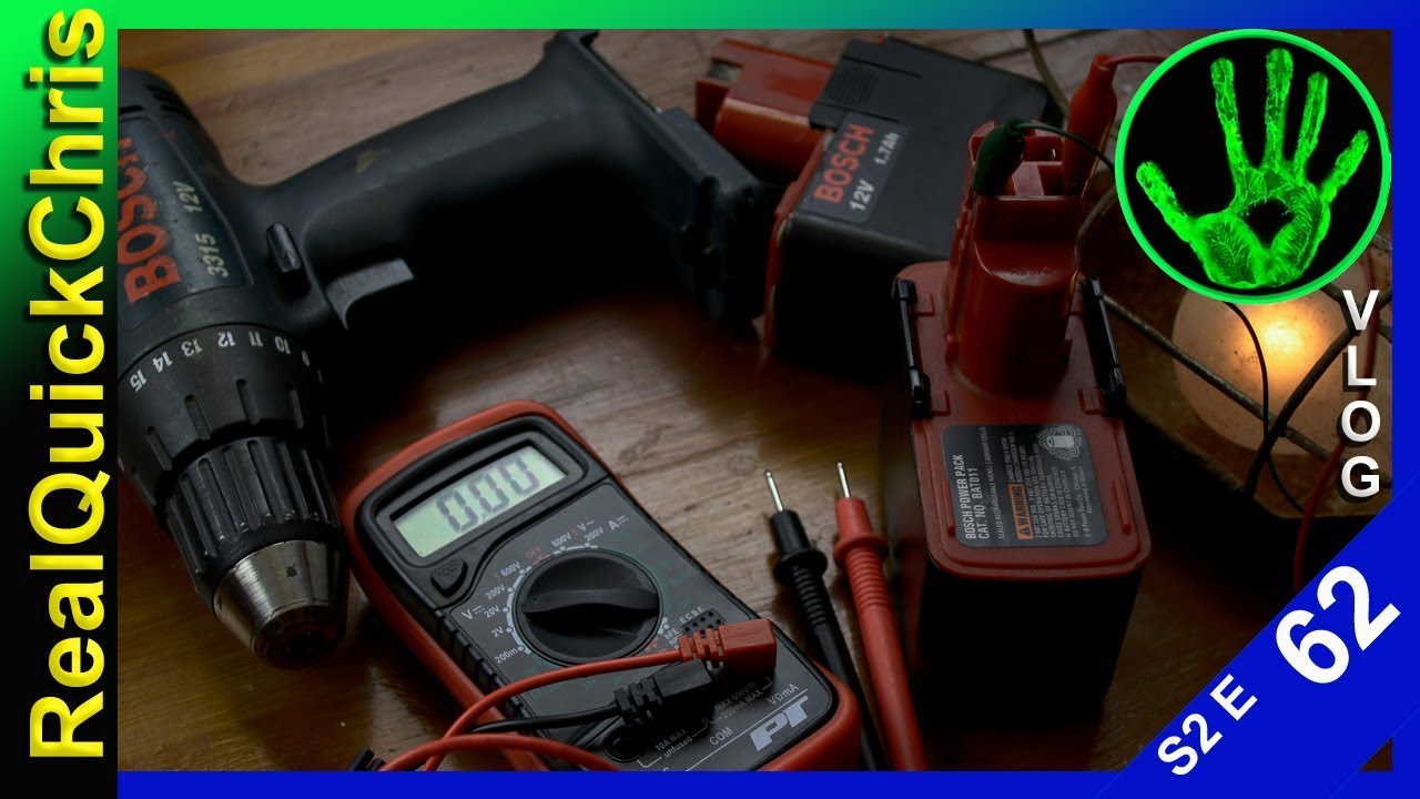 reviving old nicad drill battery packs? s2e62 YouTube