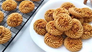 Biskut Butter Biscoff | Biscoff Butter Cookies | Resepi Mudah Tanpa Telur screenshot 3