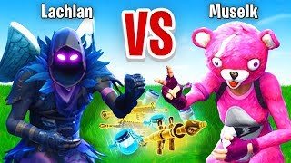 Lachlan VS Muselk Rock Paper Scissors CHALLENGE In Fortnite Battle Royale