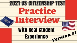 2022 US Citizenship Interview Practice during COVID-19 **N-400 application**