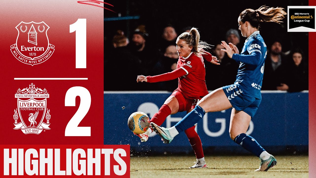 Merseyside Derby Win For The Reds! Everton 1-2 Liverpool Women | Highlights