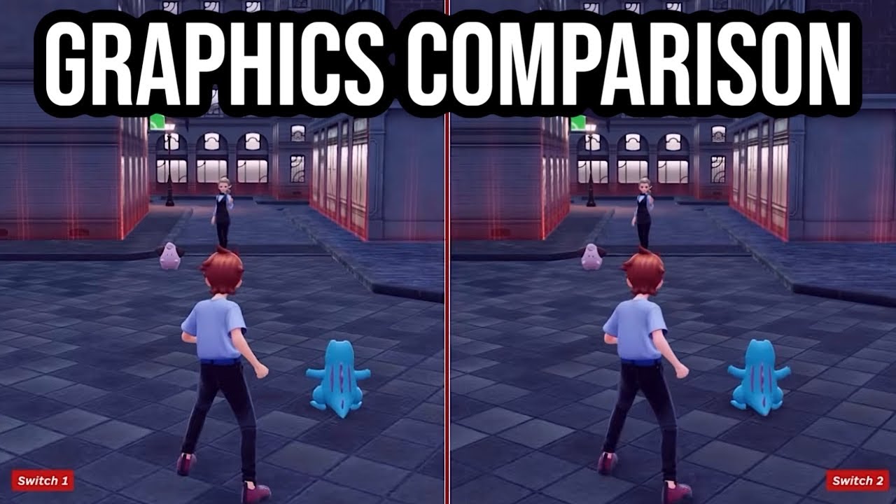 Сравнение графики Pokemon Legends Z-A