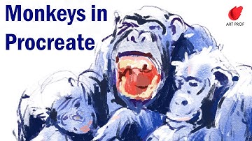 Procreate Demo: Sketching Monkeys for Beginner Artists