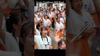 京都橘高校吹奏楽部 大手筋交通安全週間パレード Kyoto Tachibana SHS Band #京都橘 #tachibana  #大手筋パレード