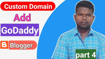 How To Custom Domain Setup On Blogger With Godaddy   Blogger New Interface 2021  Tech Voice Tamil