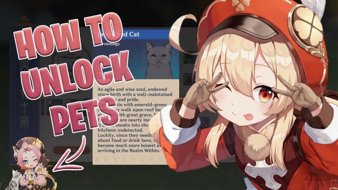 HOW TO UNLOCK PETS Genshin Impact SereniteaPot YouTube