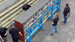 Watch how we move fully loaded library shelving โwithout removing a single book.
