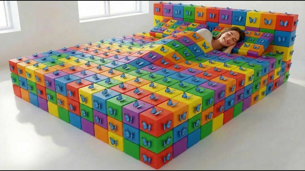 Which Fascinating Bed Would You Choose? 🦋✨ | Ultimate Oddly Satisfying AI ASMR