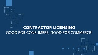 Contractor Licensing Advocacy PSA