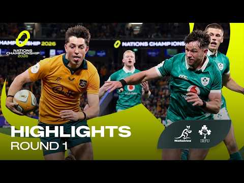 AUSTRALIA v IRELAND | Nations Championship Rd 1 Highlights | 2026