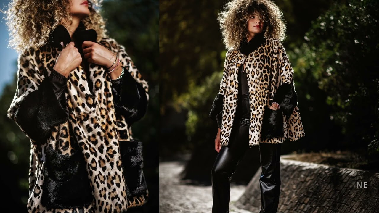 Morbido manto in pelliccia di Kid - Pellicceria Paola