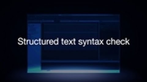 MELSOFT GX Works3 Tutorial No.10 "Structured text syntax check" / Mitsubishi Electric
