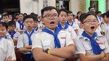 Giáo xứ Tân Việt:"Thứ Năm Tuần Thánh_Thánh Lễ Tiệc Ly"dành cho Thiếu nhi lúc 18g00 ngày 18-4-2019