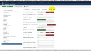Using The Admin Navigation Users Menu Links