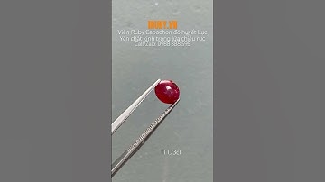 #Viên_Ruby cabochon huyết kính Lục Yên lửa tốt 1,73ct IRRC193 2312173giá: 9tr515 #iruby #daquy #ruby