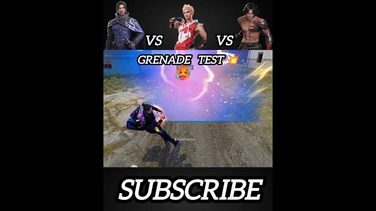 KENTA VS IGNIS VS ORION GRENADE TEST💥WHO IS BEST 🥵 || CHARACTER ABILITY TEST 