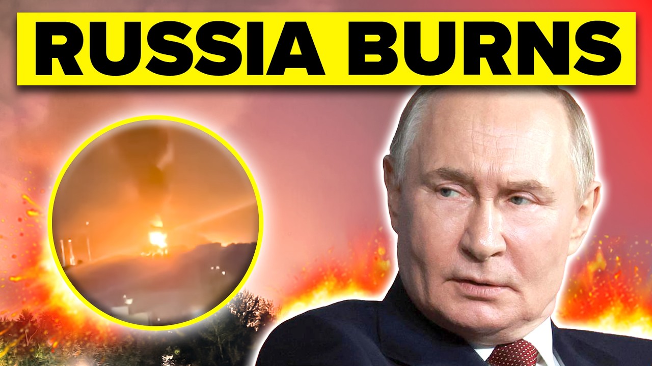 Mushroom Cloud ERUPTS Inside Russia… Ukraine STRIKES Saratov Refinery!