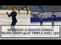 QUAD LOOP (4Lo) and TRIPLE AXEL (3A) From Seoyeon JI (South Korea) | Ladies Figure Skating