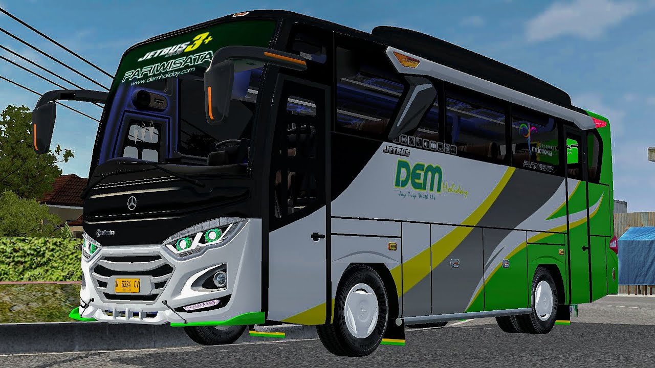 SHARE MOD BUS JB3 MD THIEN | MOD BUSSID TERDETAIL 2023 - YouTube