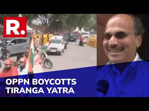 Tiranga Yatra: Massive Political Faceoff Breaks Out; Oppn Boycotts Tiranga Rally In Delhi