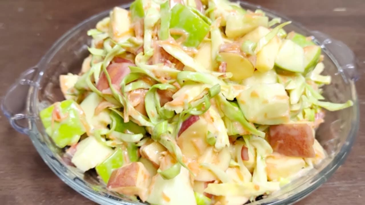 APPLE COLESLAW Coleslaw Recipe YouTube