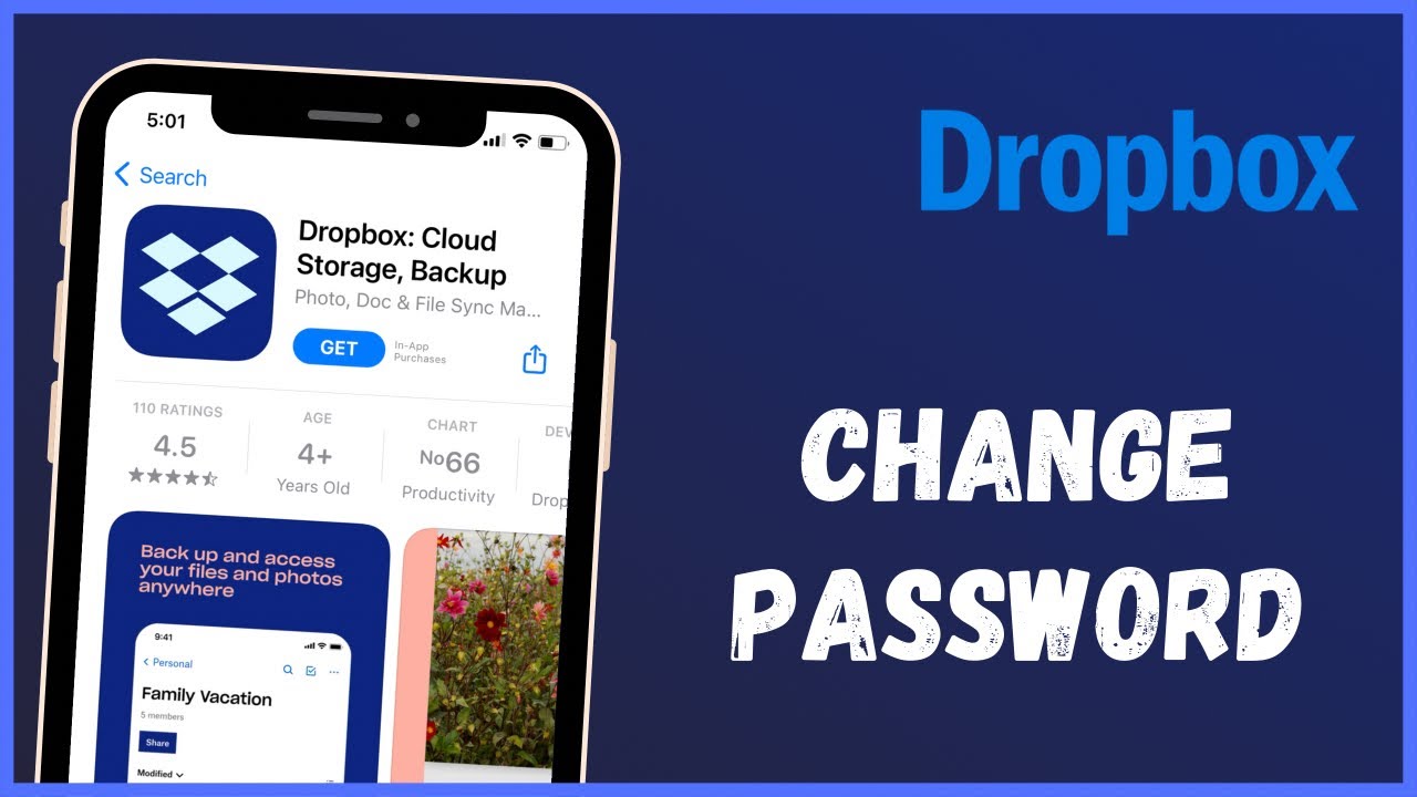 Change Dropbox Account Password | Dropbox Mobile 2021